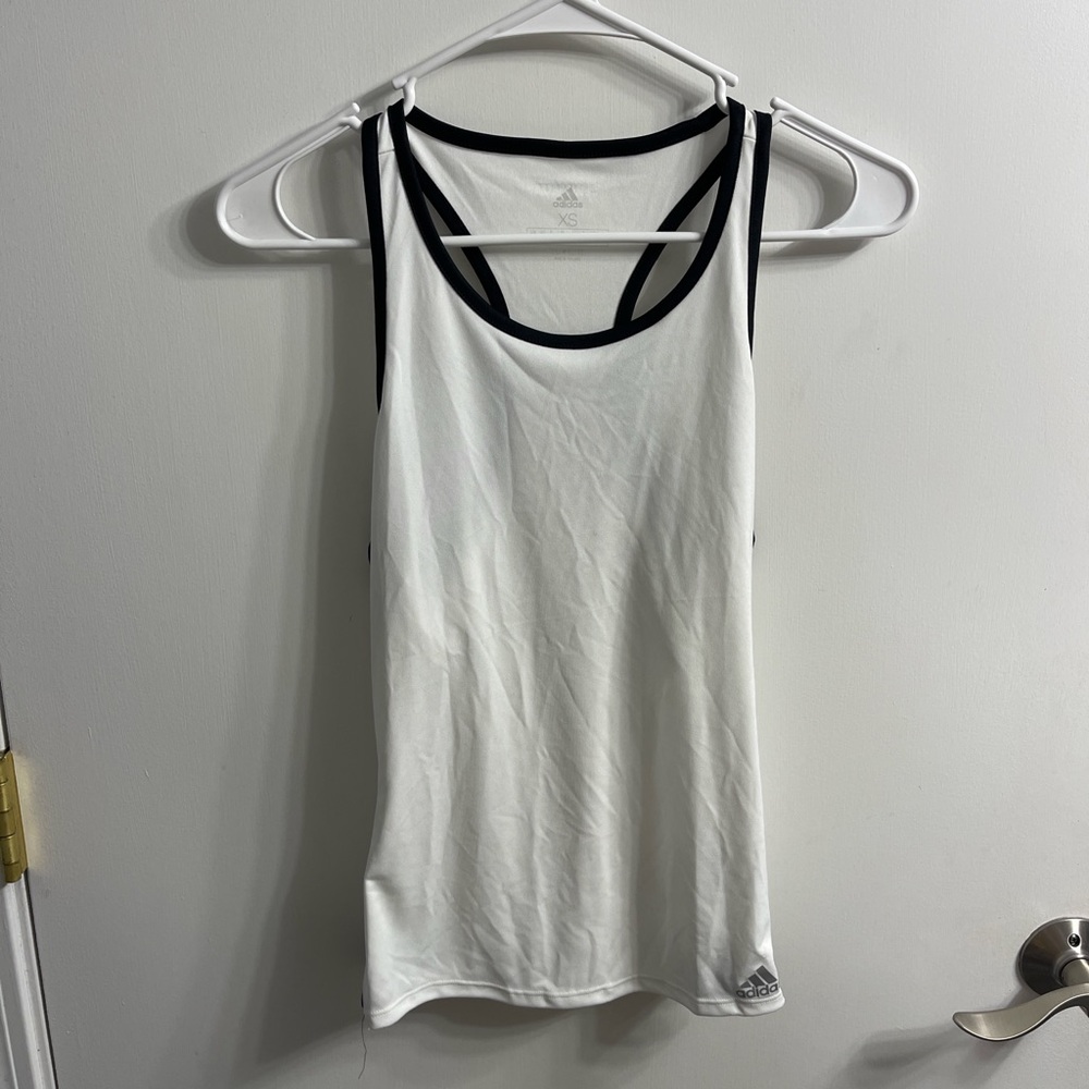 Adidas White Tank Top